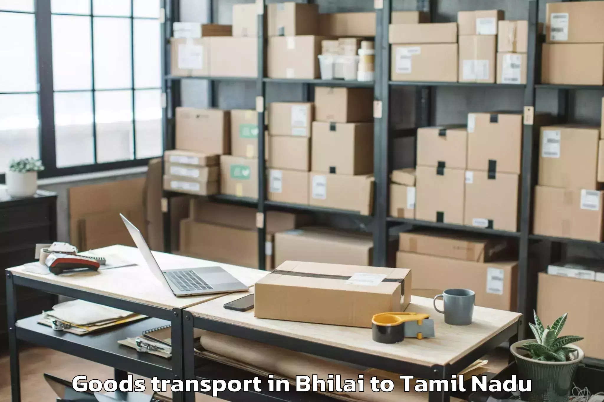 Discover Bhilai to Melmaruvathur Goods Transport